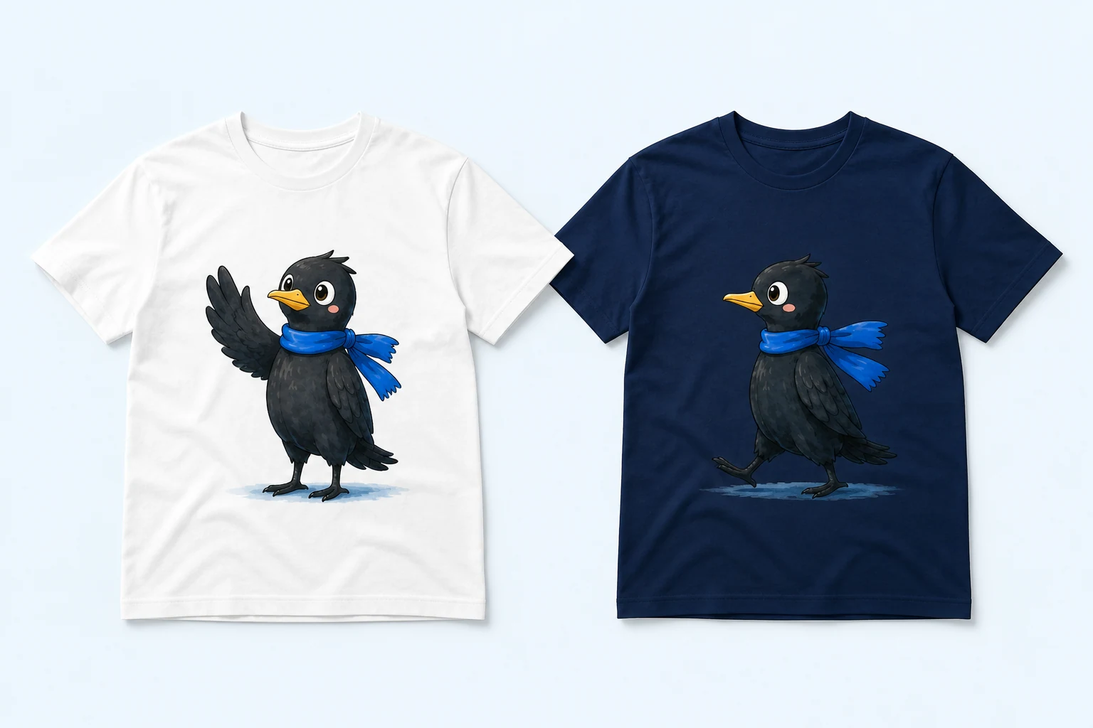 みうらんのTシャツの制作イメージ